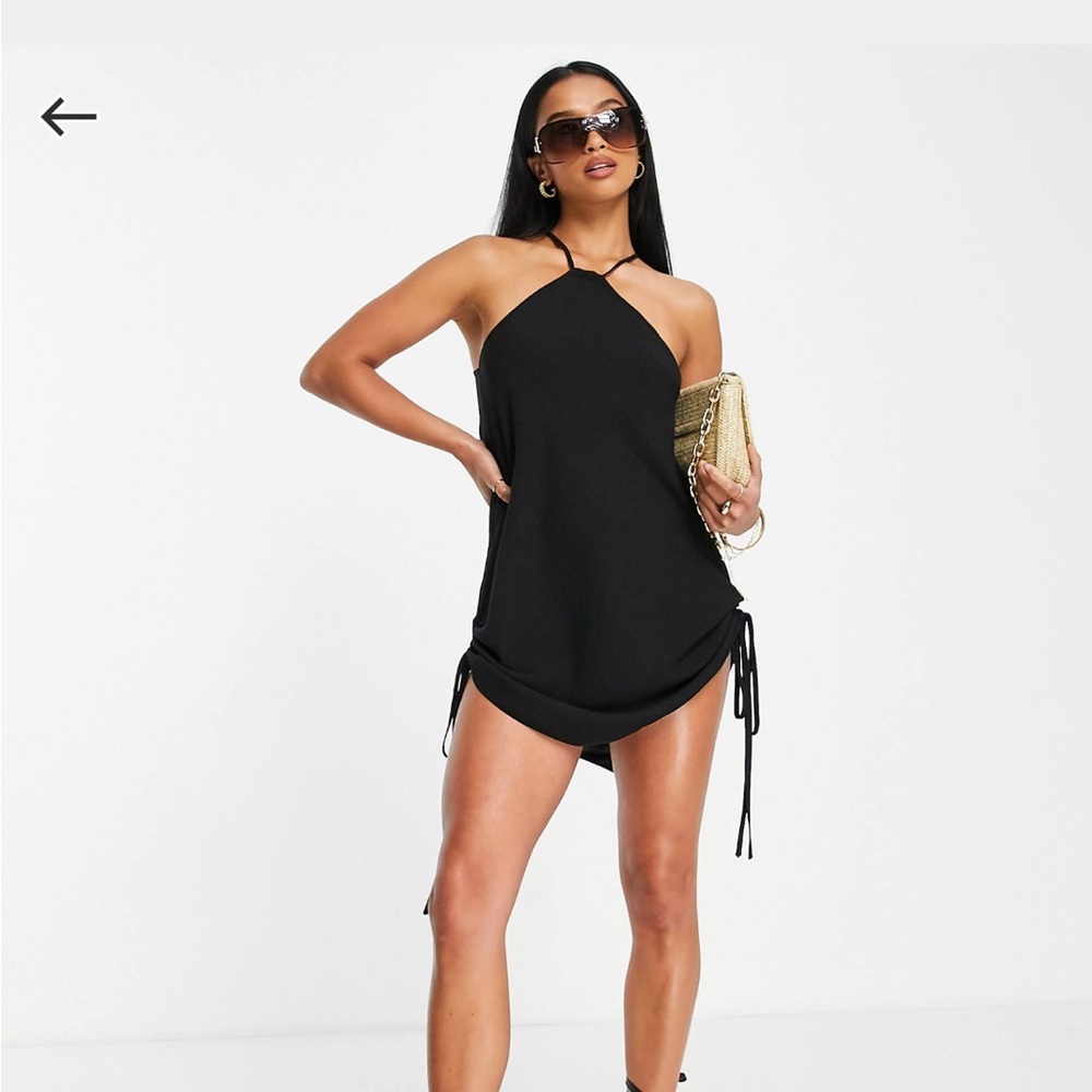ASOS Petite Black Sundress